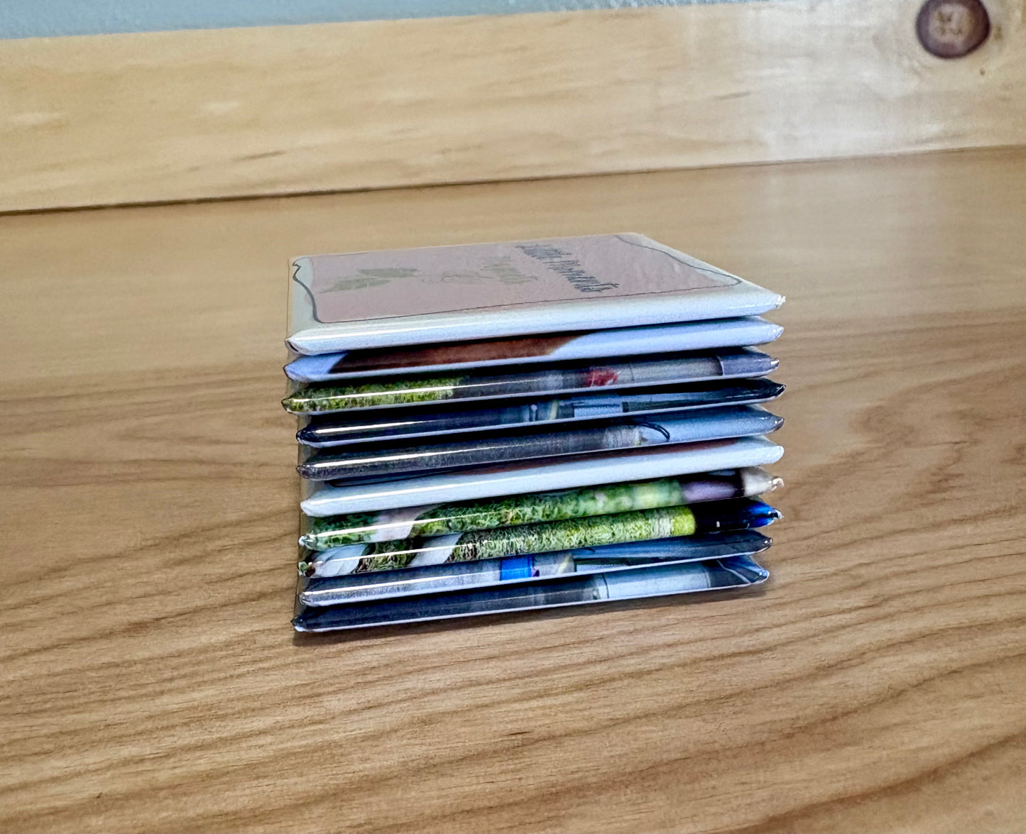 9 Pack Custom Photo Magnet Set 2"x2"