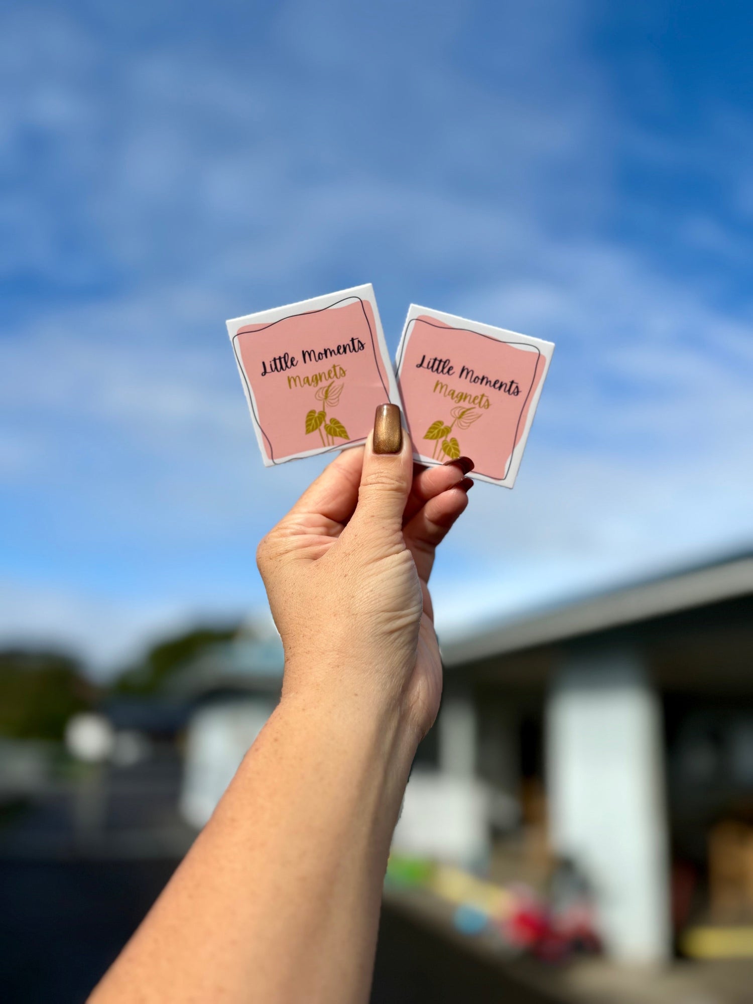 2.5"x2.5" Square Photo Magnet Sets